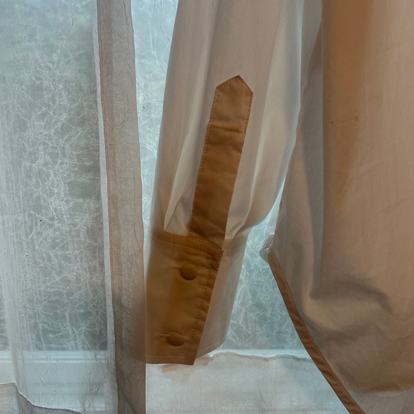 LAUNDRY by Shelli Segal oversized white button-down blouse - Picture 16 of 16